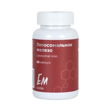 

EMcode, Липосомальное железо, капсулы, 60 шт., капсулы, 60 шт.