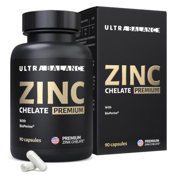 

UltraBalance, Цинк (бисглицинат), капсулы, 90 шт., капсулы, 90 шт.