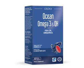 ORZAX, Океан Омега 3 + Коэнзим QH, капсулы, 30 шт