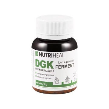 

NUTRIHEAL, Дигидрокверцетин DGK-фермент, таблетки, 60 шт., таблетки, 60 шт.