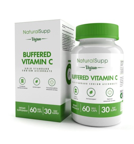 NaturalSupp, Буферизированный Витамин С, капсулы, 60 шт