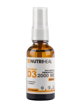 

NUTRIHEAL, Комплекс Витамин Д3 + MCT Oil, спрей, 30 мл, спрей, 30 мл