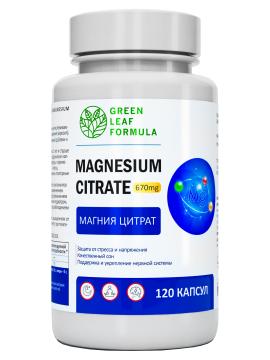 

Green Leaf Formula, Магний (цитрат), капсулы 120 шт., капсулы 120 шт.