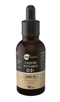 

MEDCRAFT, Витамин D3, жидкость, 30 мл, жидкость, 30 мл