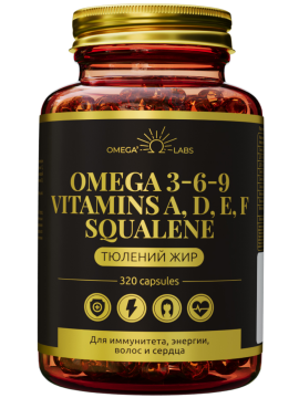 

Omega Labs, Омега 3-6-9 (из тюленьего жира), капсулы, 320 шт., капсулы, 320 шт.