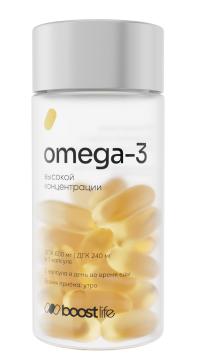

BOOSTLIFE, Омега-3 рыбный жир Экстра высокой концентрации, капсулы, 30 шт., капсулы, 30 шт.