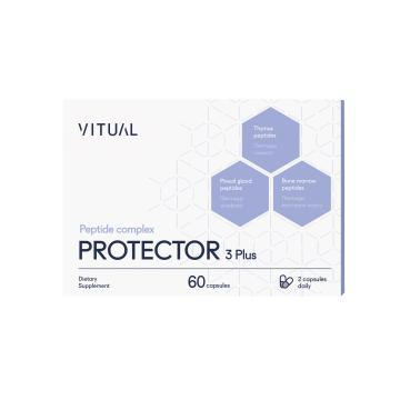 

VITUAL, PROTECTOR 3 plus (замедление процессов старения), капсулы, 60 шт., капсулы, 60 шт.