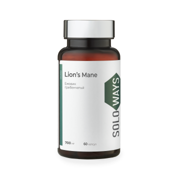 

SOLOWAYS, Ежовик гребенчатый, капсулы, 60 шт., капсулы, 60 шт.