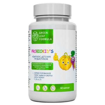 

Green Leaf Formula, PROBIOKID'S (комплекс детских пробиотиков), капсулы, 60 шт., капсулы, 60 шт.