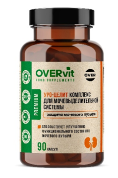 

OVERVit, Комплекс "Уро-целит" (для мочевыделительной системы), капсулы, 90 шт., капсулы, 90 шт.